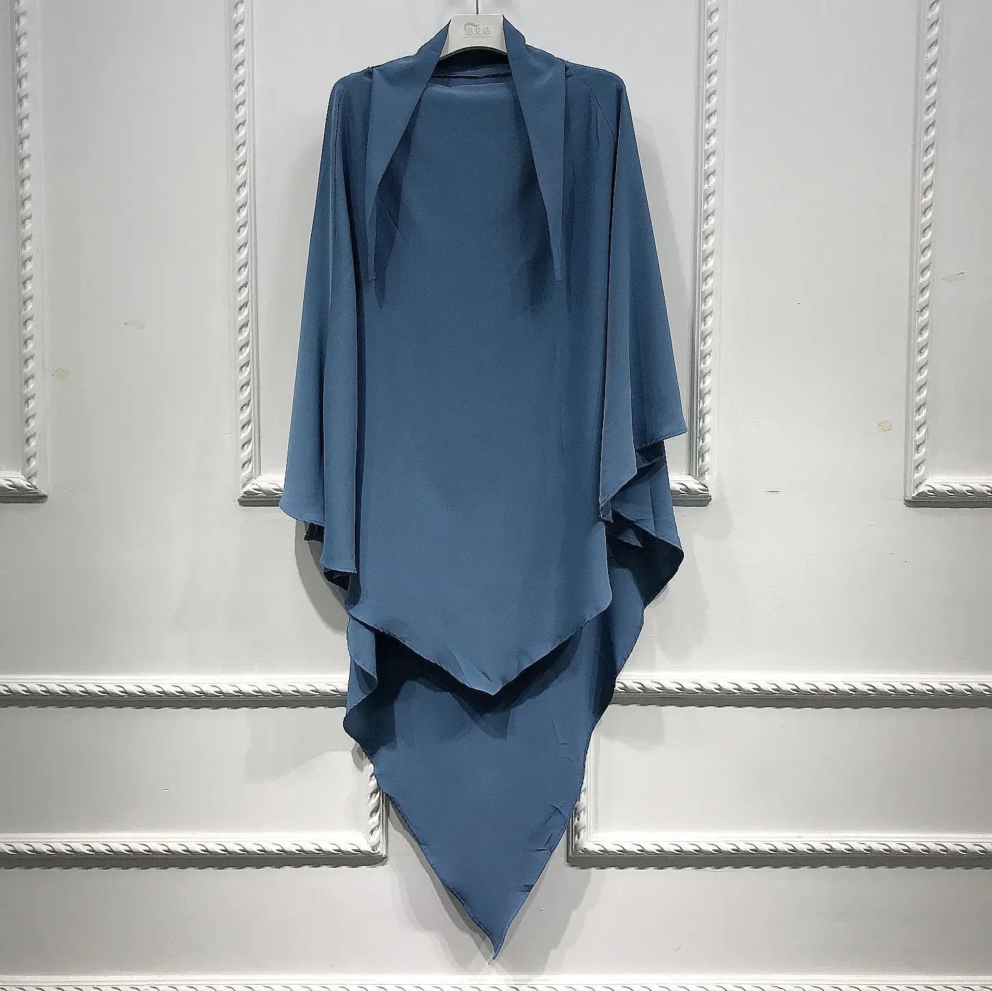 Costume de prière Eid Mubarak pour femme, turban islamique