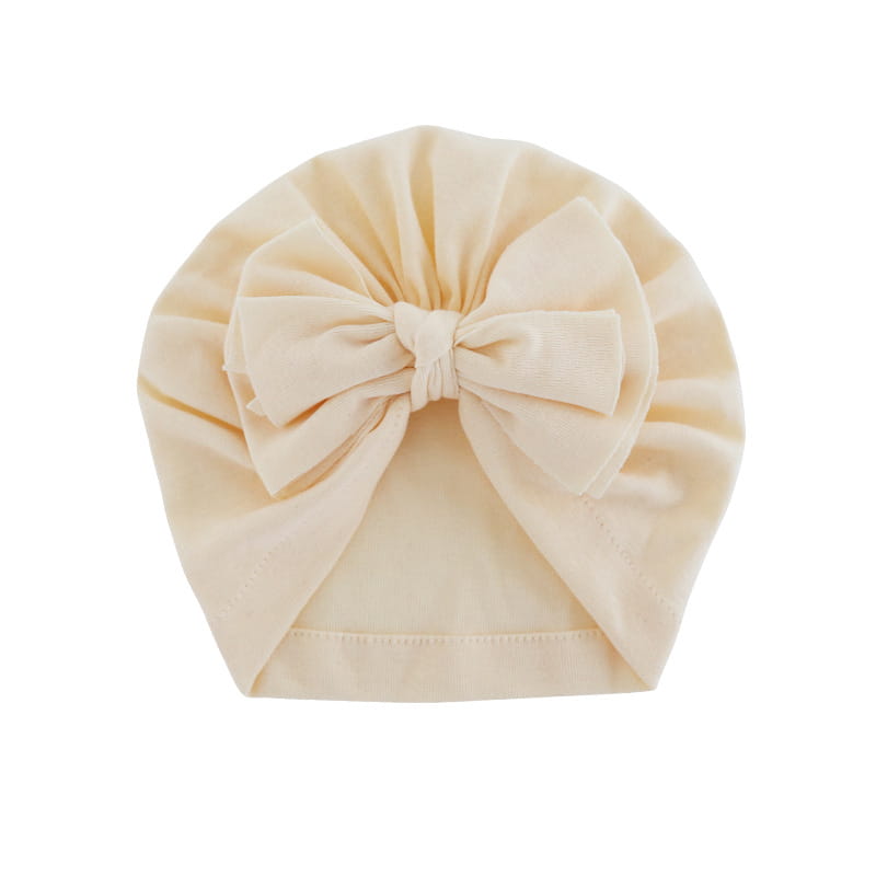 Bonnet à capuche avec nœud papillon, turban enveloppé, chapeau de couleur unie