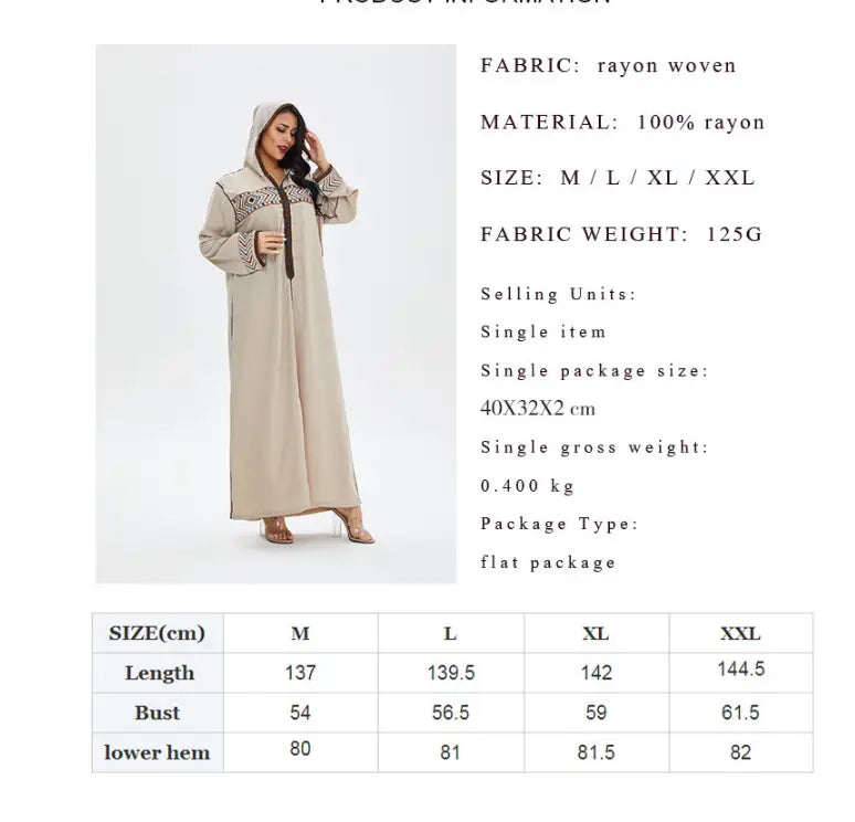 Robe pour femme musulmane arabe du Moyen-Orient à Dubaï