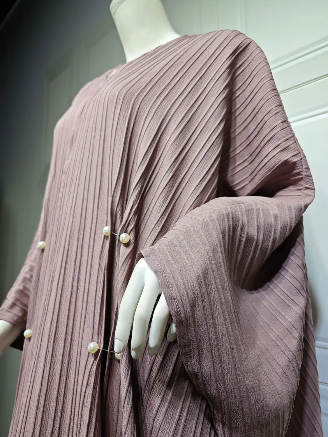 Robe cardigan Abaya décontractée à rayures turques pour femmes musulmanes, mode moderne et modeste, grande taille