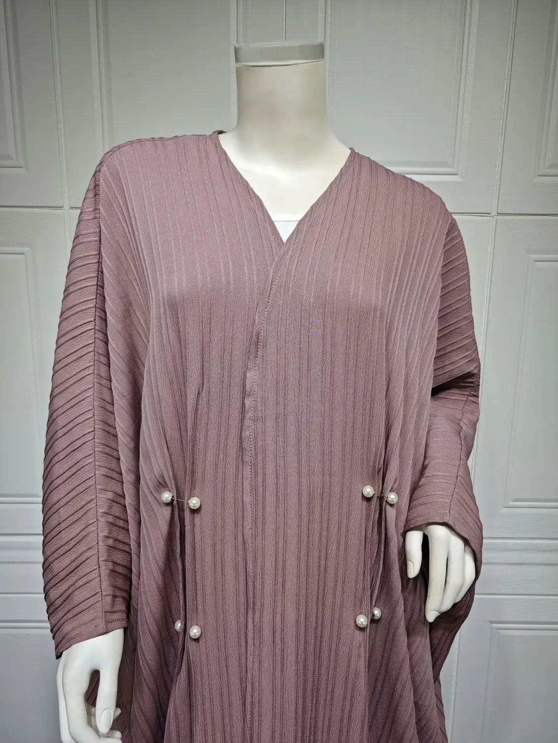 Robe cardigan Abaya décontractée à rayures turques pour femmes musulmanes, mode moderne et modeste, grande taille