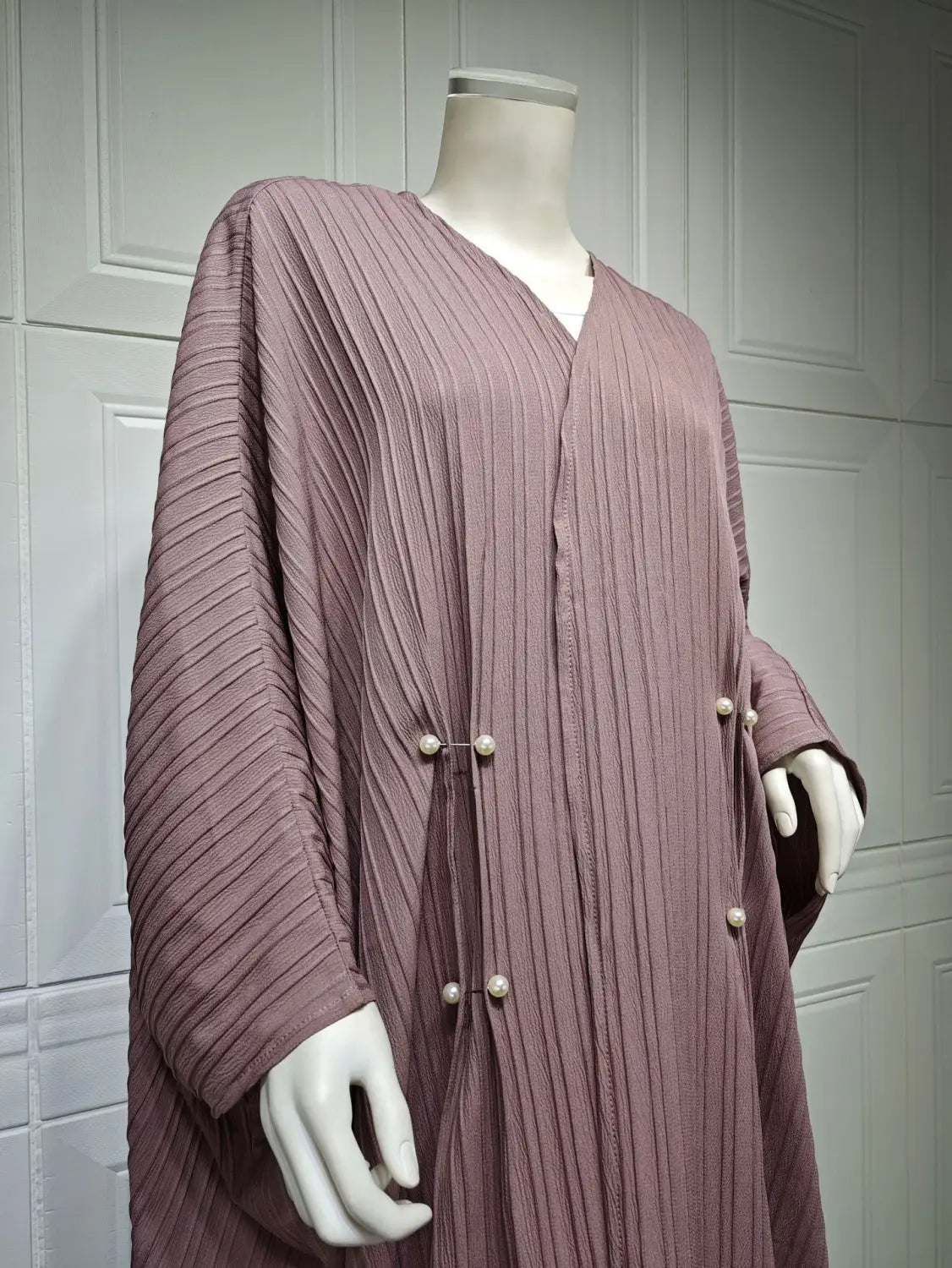 Robe cardigan Abaya décontractée à rayures turques pour femmes musulmanes, mode moderne et modeste, grande taille