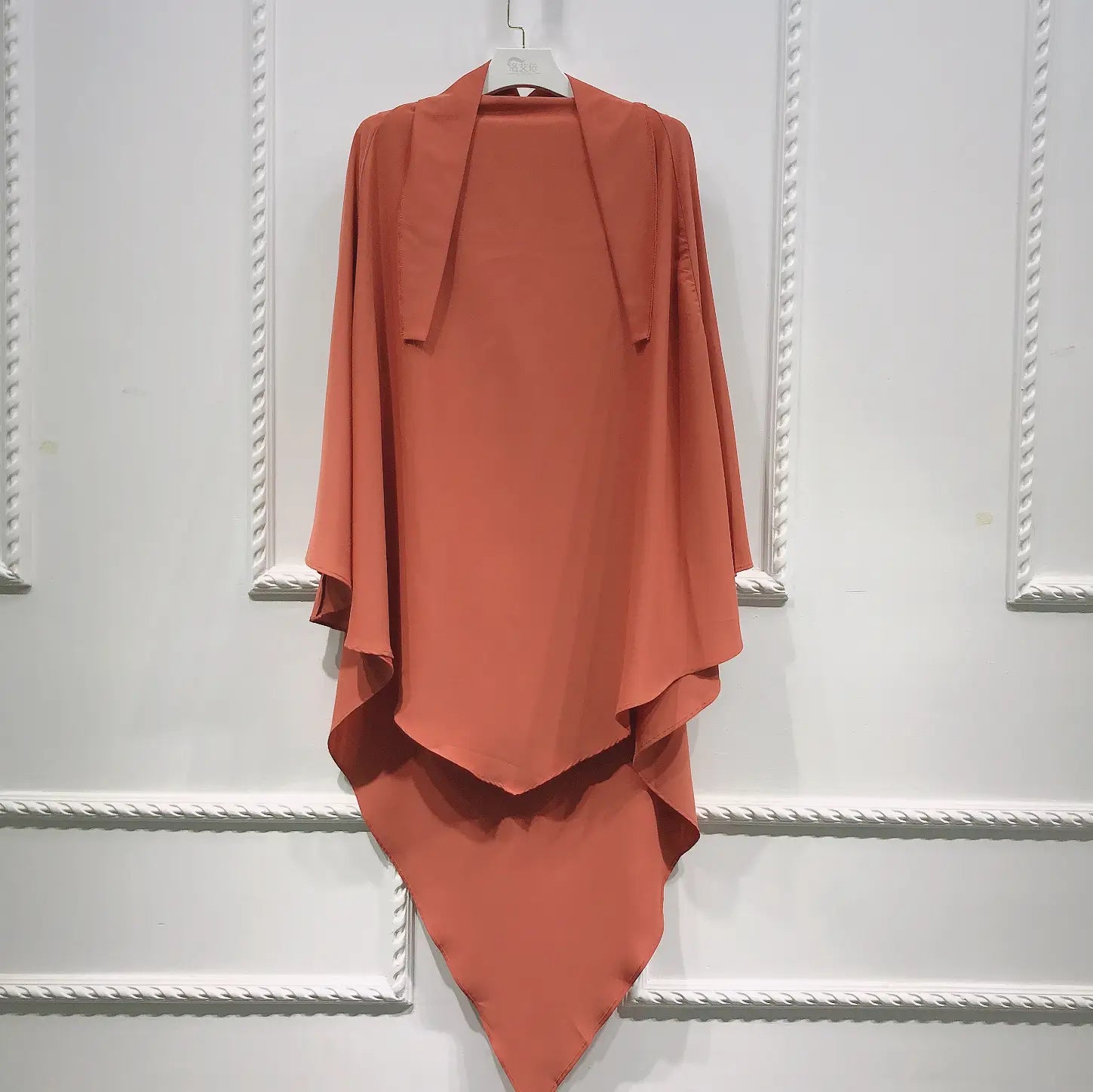 Costume de prière pour femme Eid Mubarak, turban islamique