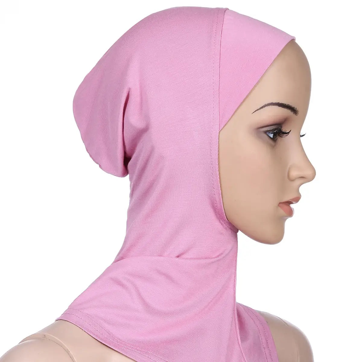 Bonnet musulman doux sous écharpe, bonnet en os, couvre-cou