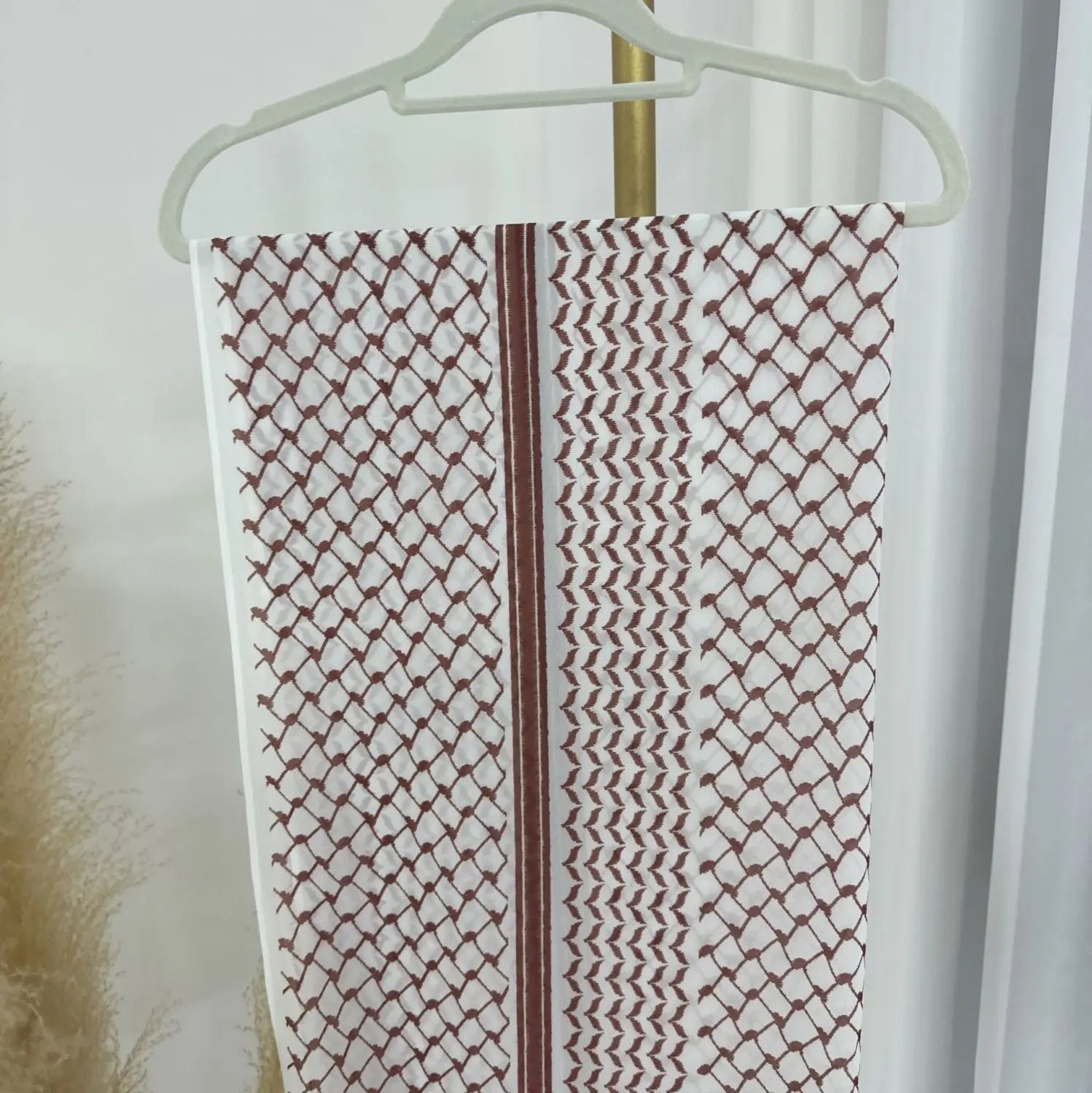 Foulard turban turc en mousseline de soie imprimée et polyester