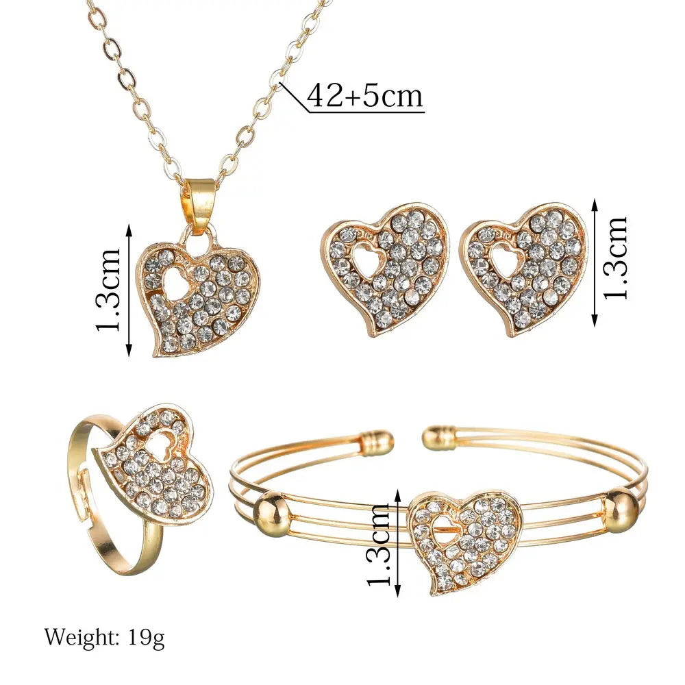 Ensemble de bijoux d'amour