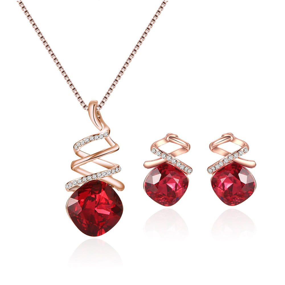 Ensemble de bijoux de mariée, collier, boucles d'oreilles, ensemble de bijoux fantaisie