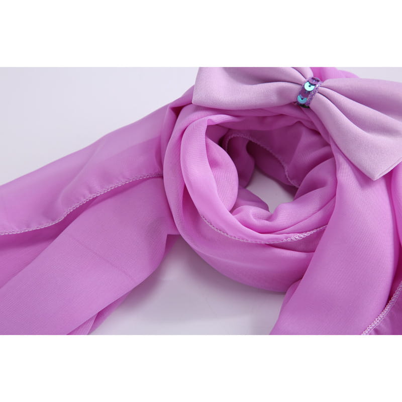 Ensemble robe turban et nœud papillon pour fille