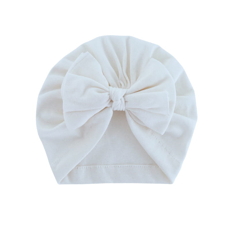 Bonnet à capuche avec nœud papillon, turban enveloppé, chapeau de couleur unie