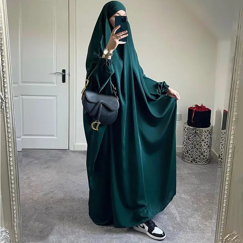 Abaya Dubaï Turquie Robe de prière une pièce