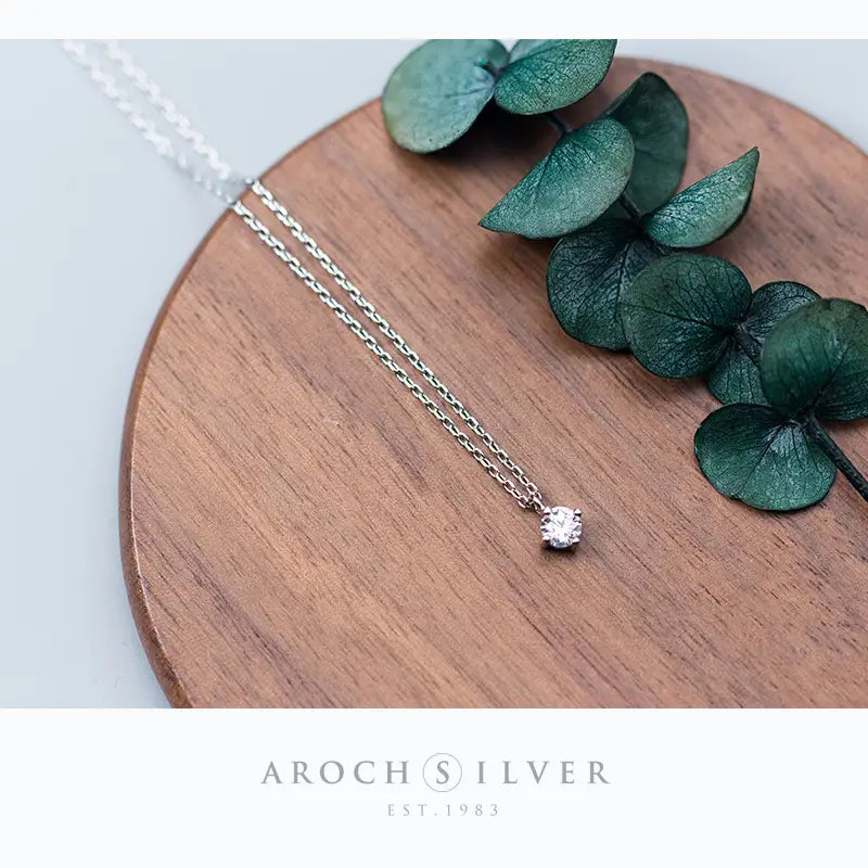 Collier avec collier en argent