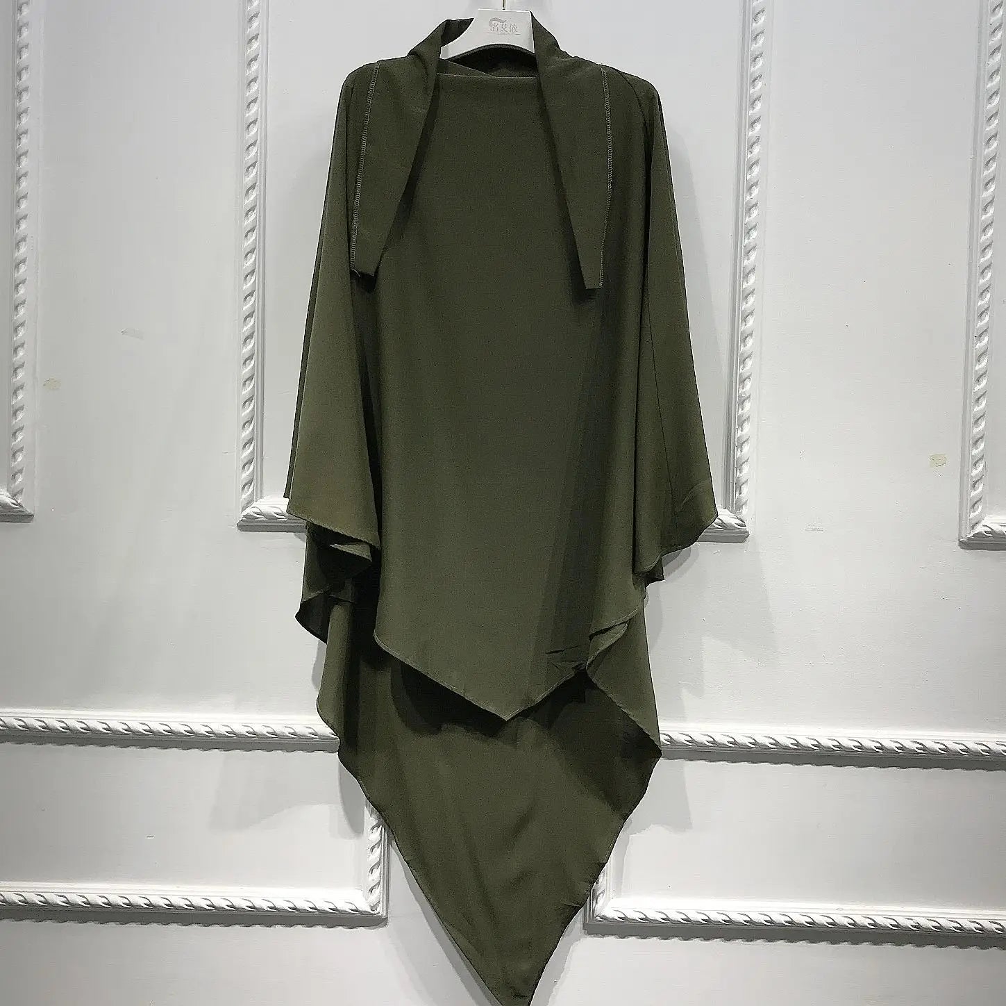 Costume de prière pour femme Eid Mubarak, turban islamique