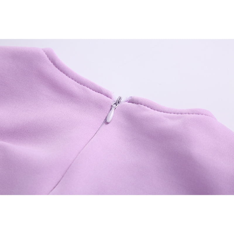 Ensemble robe turban et nœud papillon pour fille