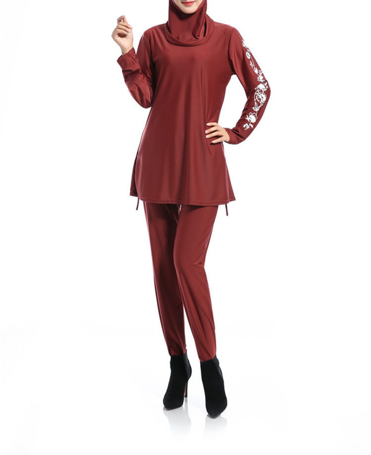 Maillot de bain en nylon de couleur unie pour femme