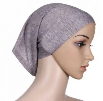 Hijab turban musulman – Polyvalent, couleurs unies et confortable