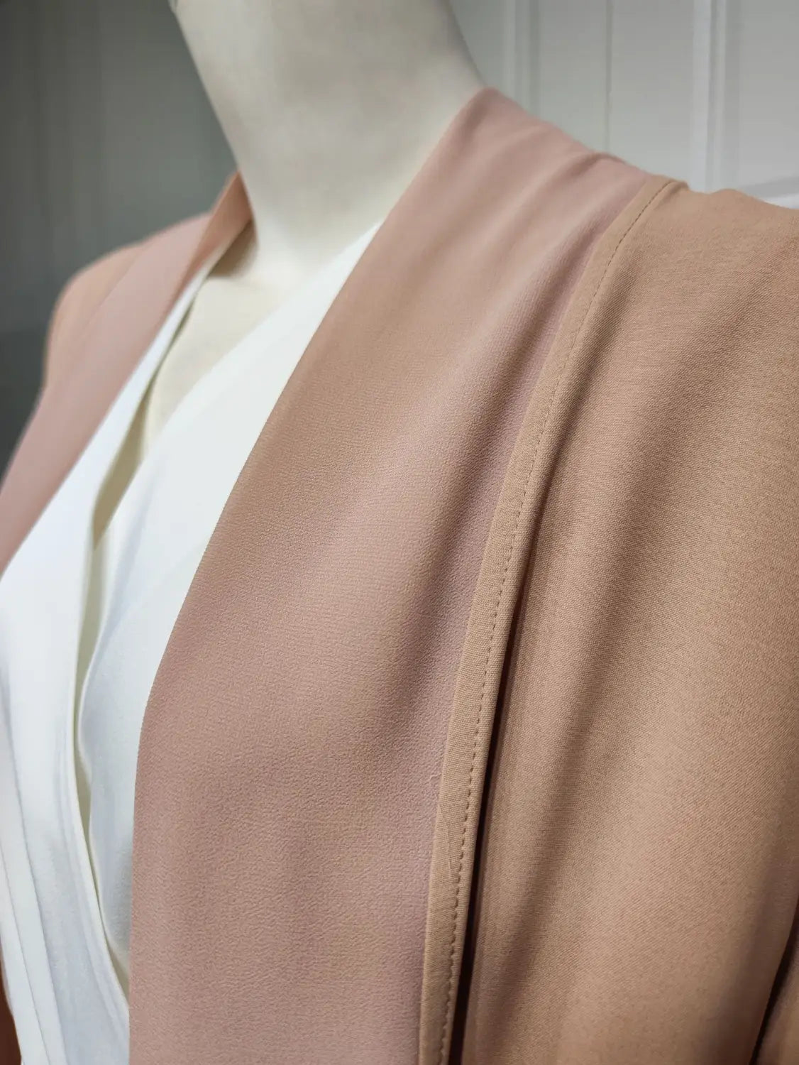 Cardigan musulman en mousseline de soie patchwork