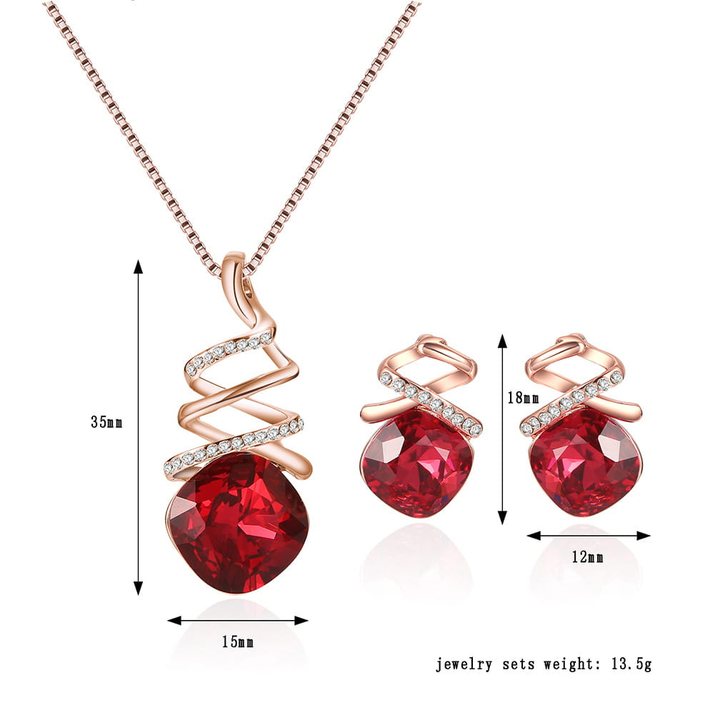 Ensemble de bijoux de mariée, collier, boucles d'oreilles, ensemble de bijoux fantaisie