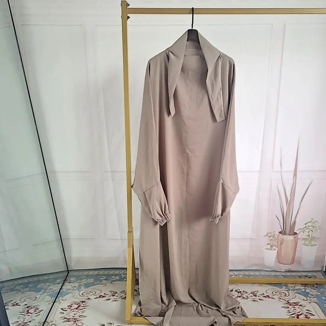Abaya Dubaï Turquie Robe de prière une pièce