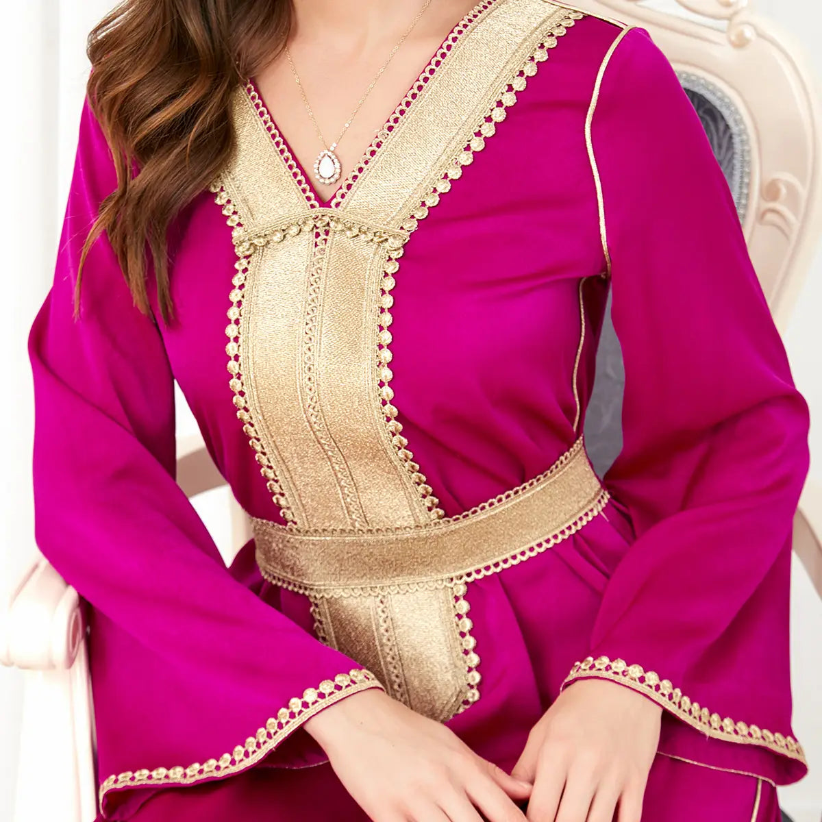 Robe musulmane pour femmes du Moyen-Orient