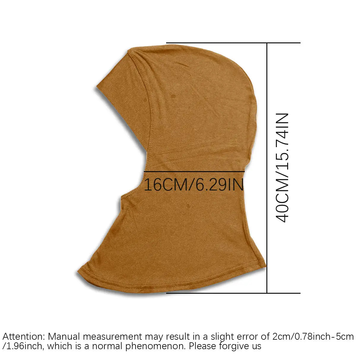 Turban respirant multicolore à base hautement élastique pour le cou