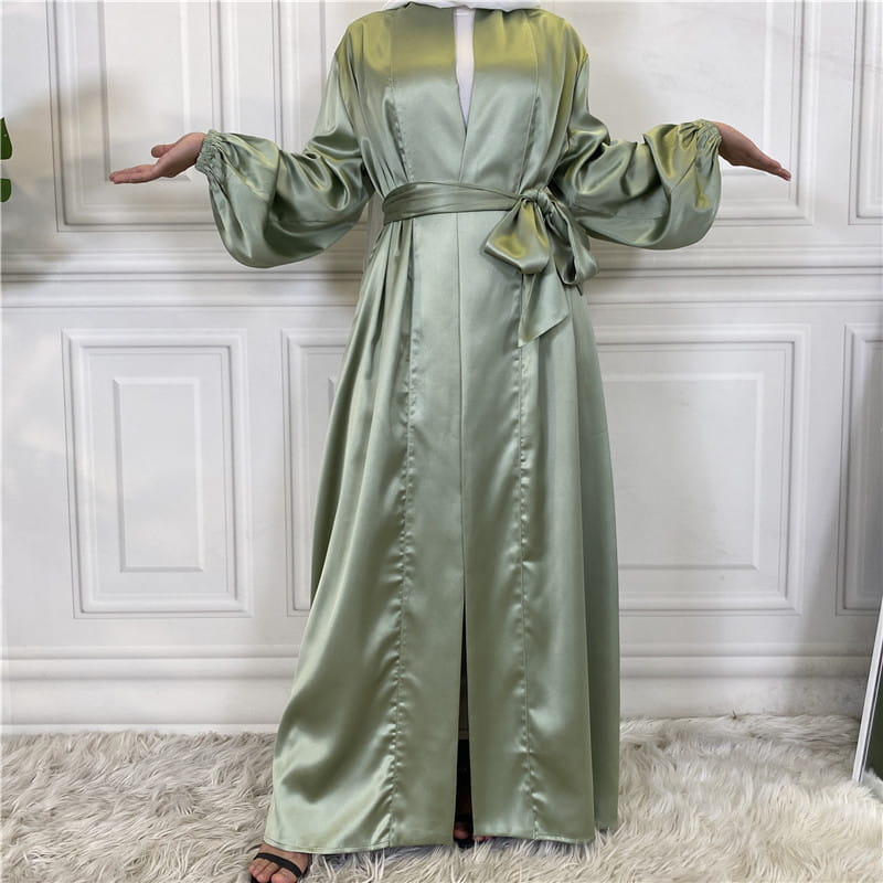 Robe cardigan musulmane à la mode