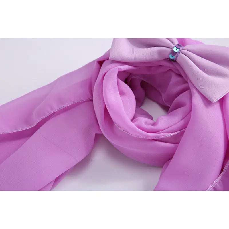 Girl’s Dress Turban Bowknot Set