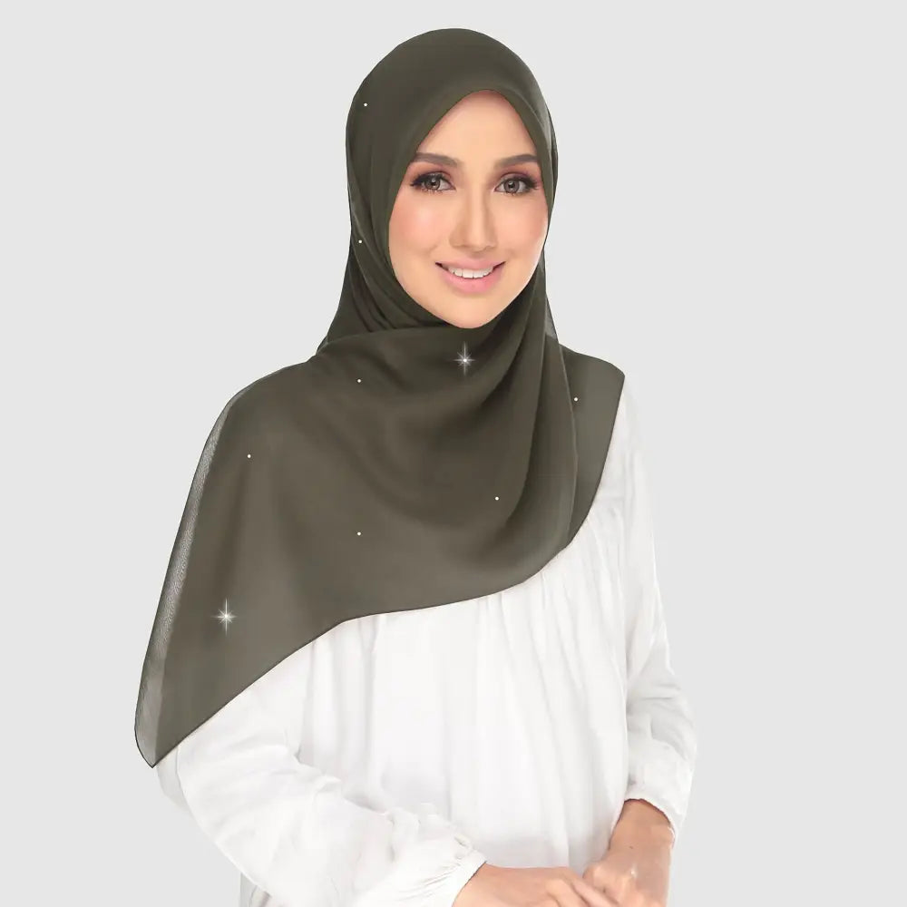 Gypsophila solid color cotton monochrome turban