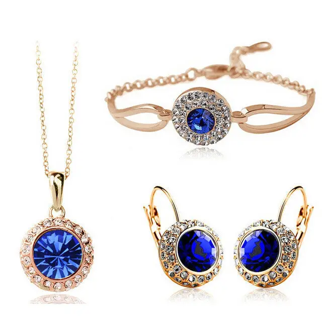 Jewelry Set - Golden blue