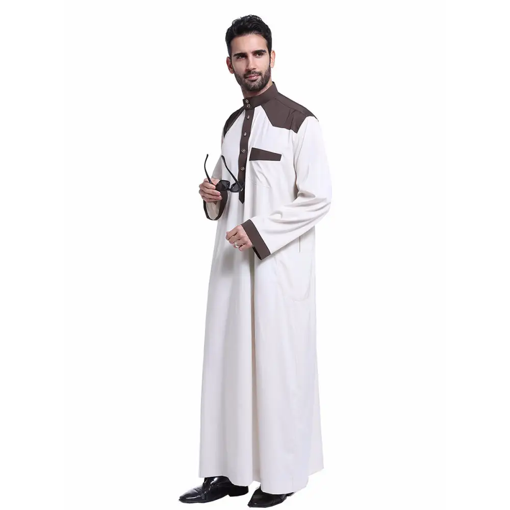 Muslim Arab Middle East Men’s Robe - Beige / L