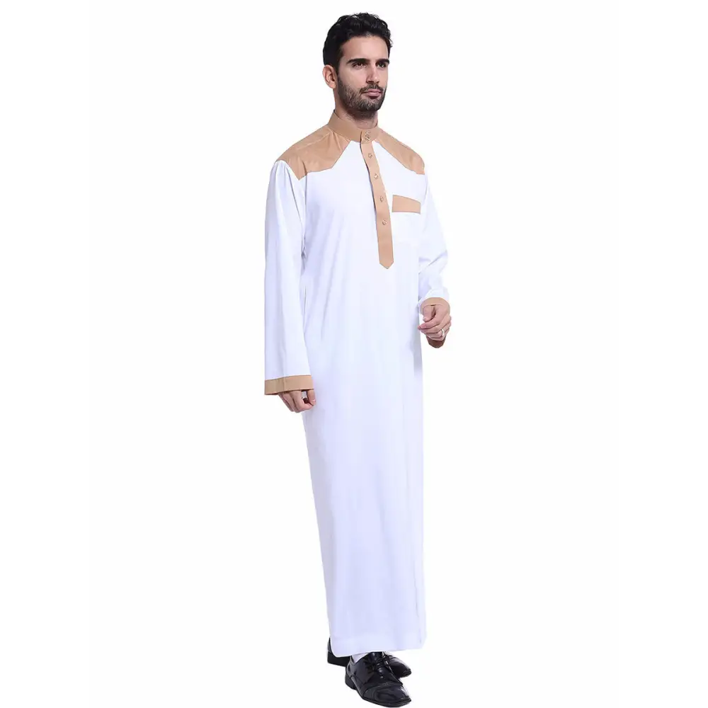 Muslim Arab Middle East Men’s Robe - White / S