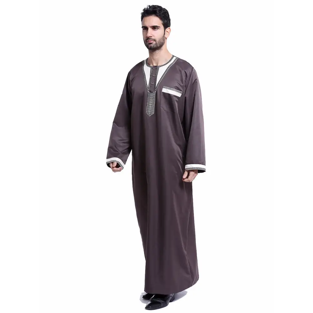 Muslim Arab Middle Eastern Men’s Robe - Bruin / S