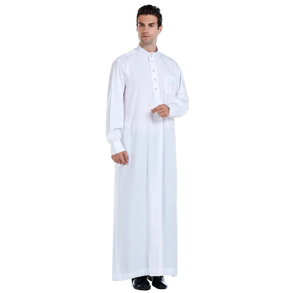 Muslim Arab Middle Eastern Men’s Robe - Wit / S