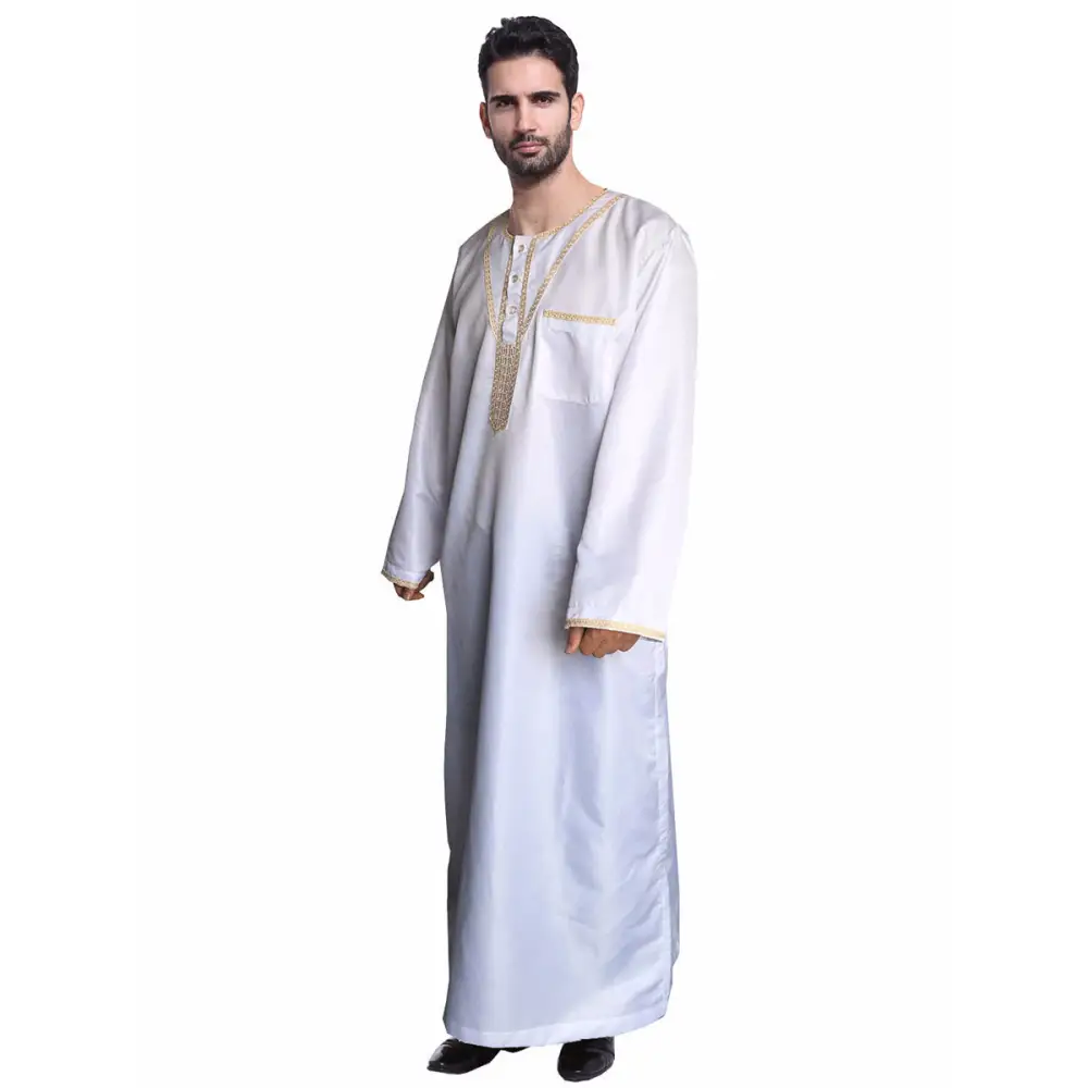 Muslim Arab Middle Eastern Men’s Robe - Wit / S