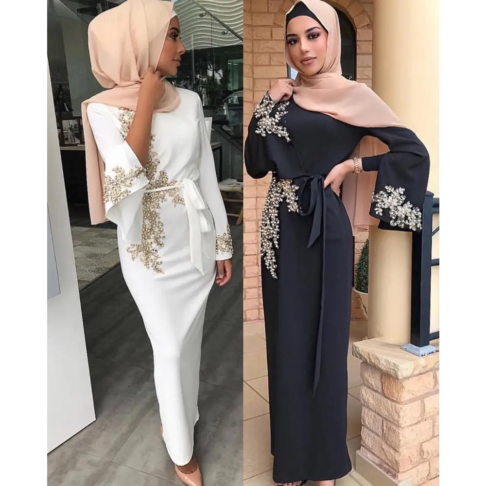 Muslim embroidered dress