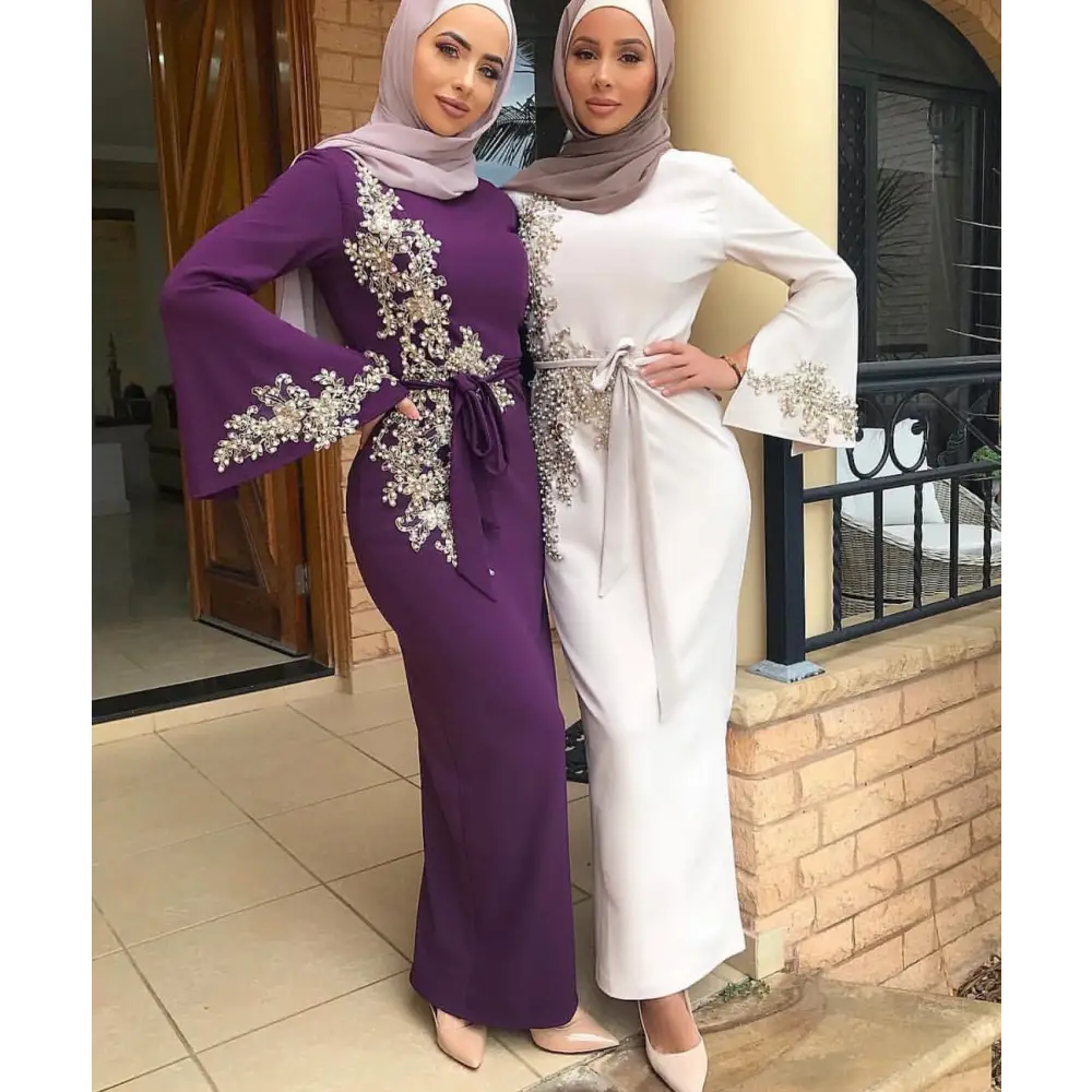 Muslim embroidered dress