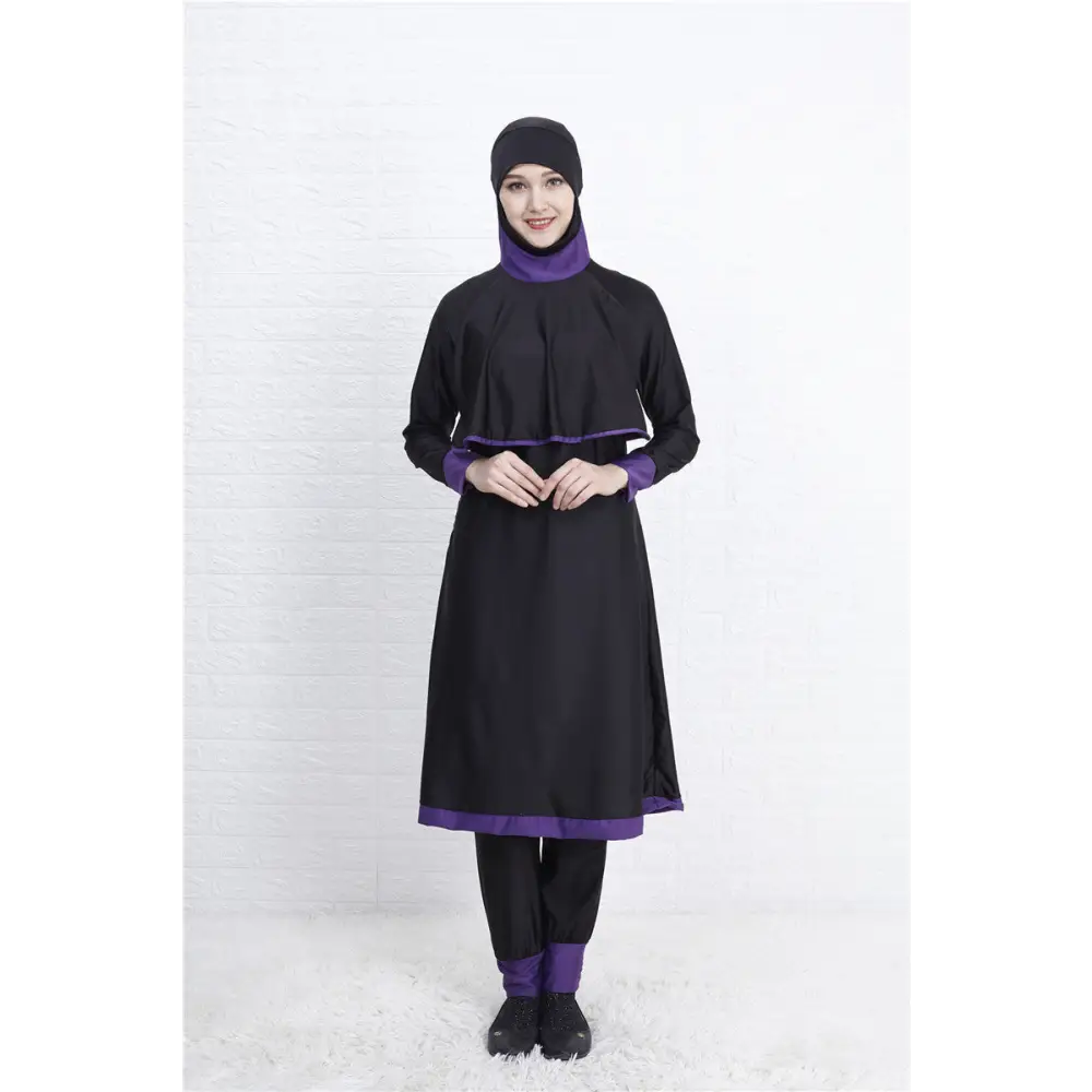 Muslim One Piece Swimsuit Women’s Long Sleeve Swimsuit
