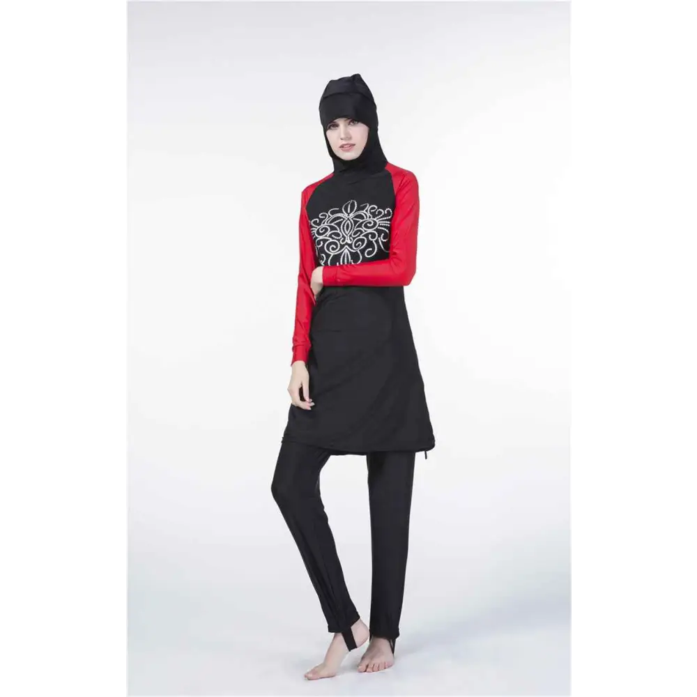 Muslim One Piece Swimsuit Women's Long Sleeve Swimsuit