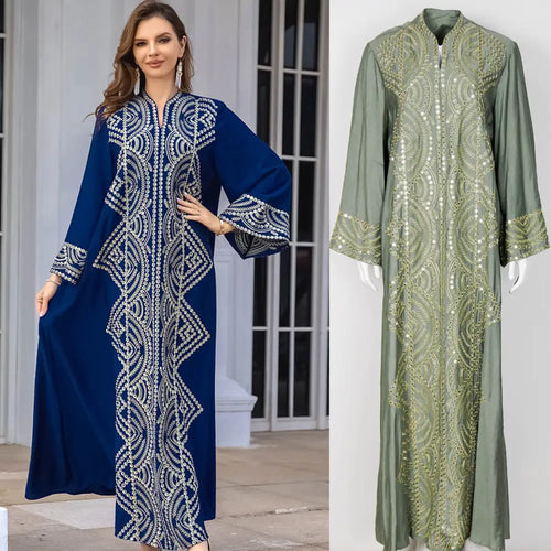 Muslim Women’s Wear Robe Sequined Embroidery