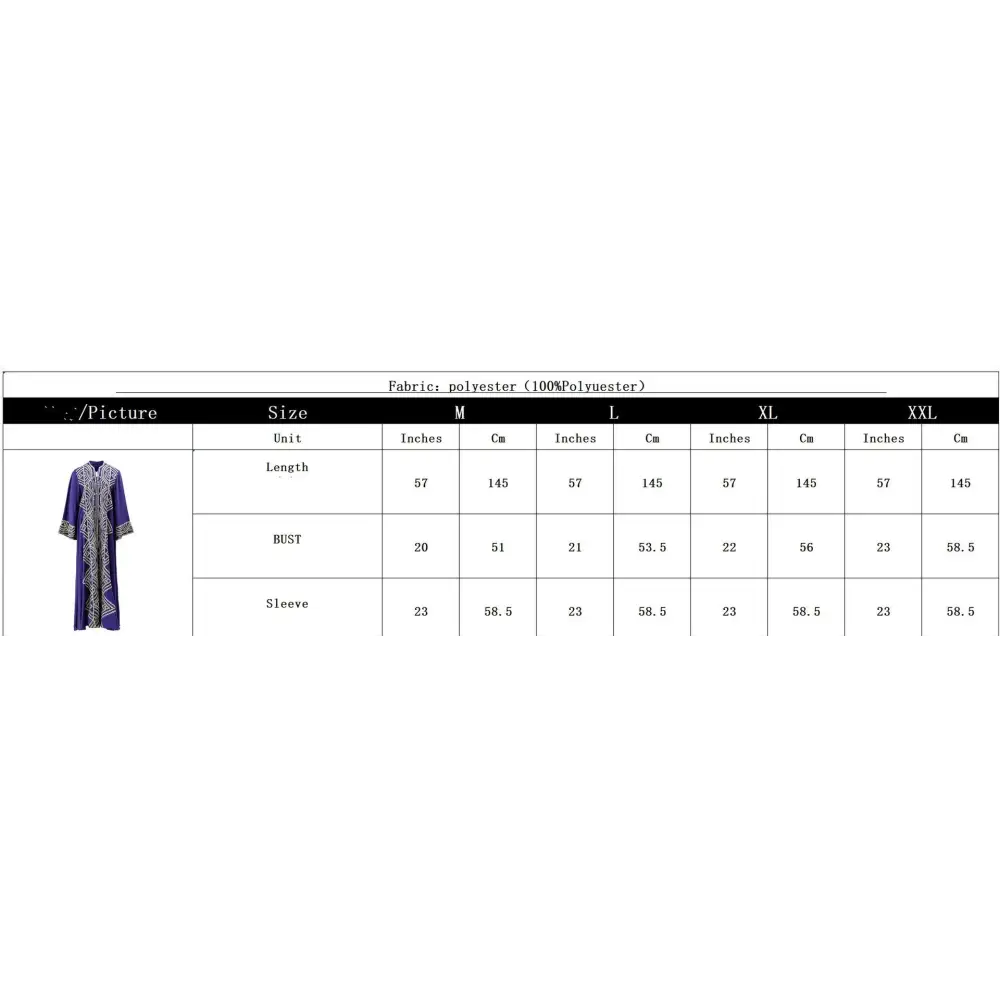 Muslim Women’s Wear Robe Sequined Embroidery