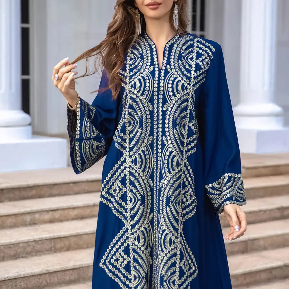 Muslim Women’s Wear Robe Sequined Embroidery
