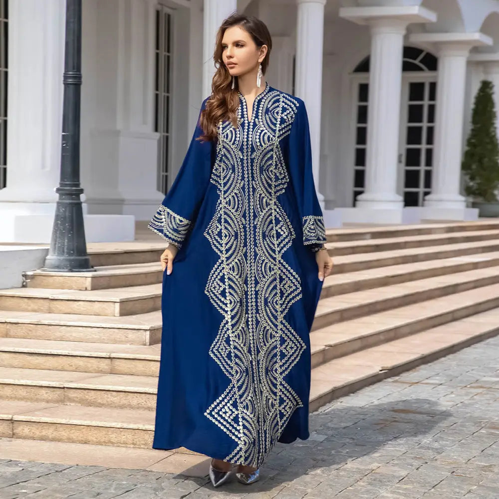 Muslim Women’s Wear Robe Sequined Embroidery