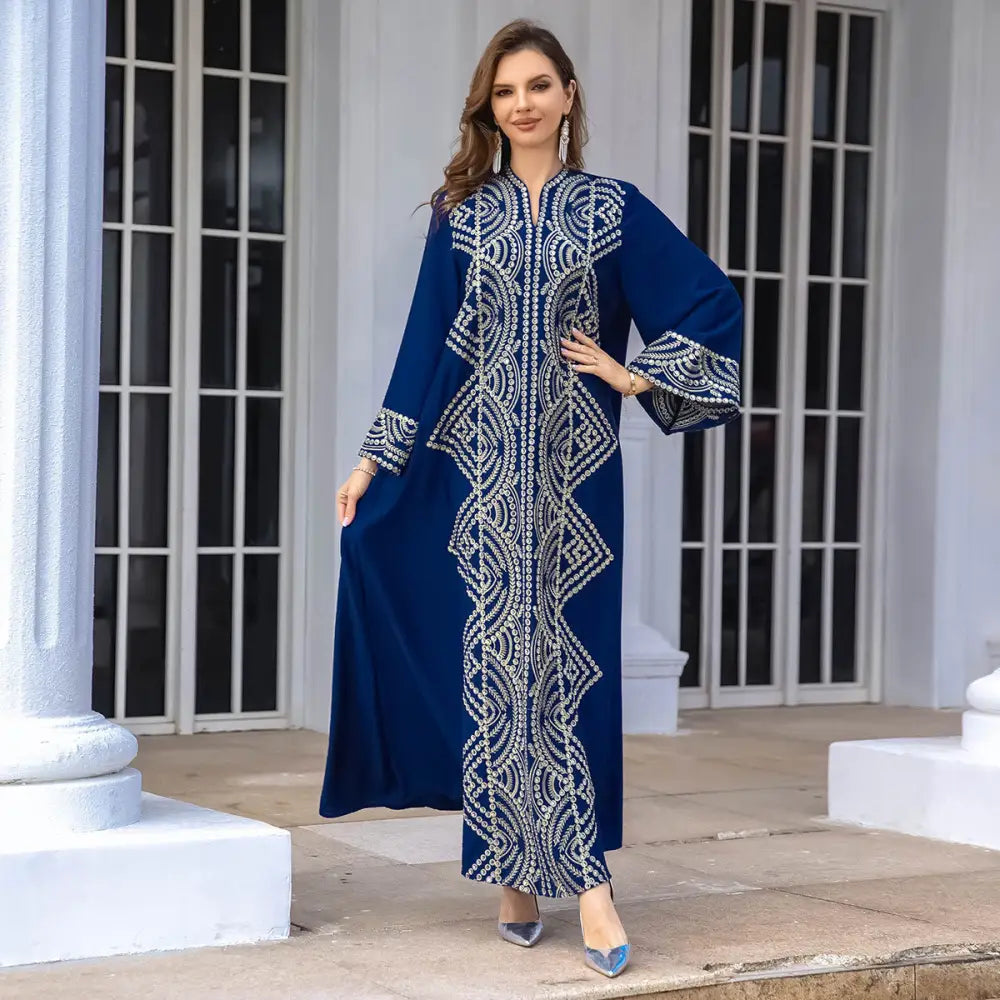 Muslim Women’s Wear Robe Sequined Embroidery