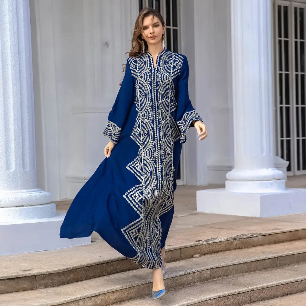 Muslim Women’s Wear Robe Sequined Embroidery