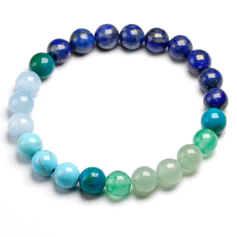 Natural Stone 8MM108 Jewelry Set Lapis Lazuli Jewelry - Bracelet1