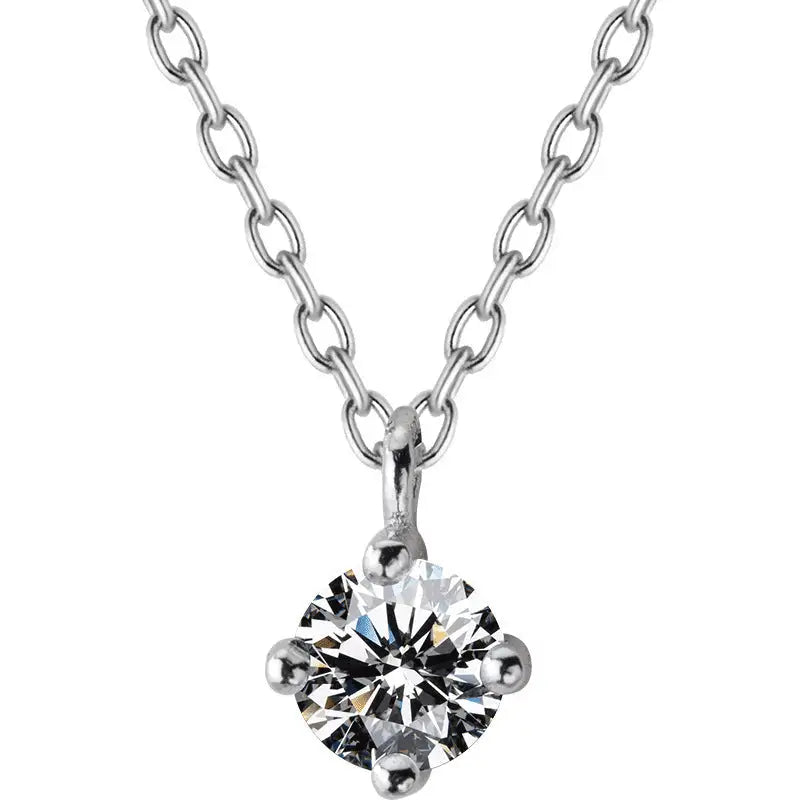 Necklace with Silver Necklace - Silver