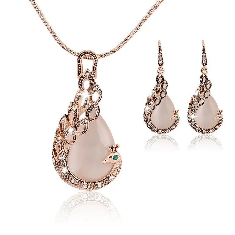 Peacock Jewelry Set - Peacock