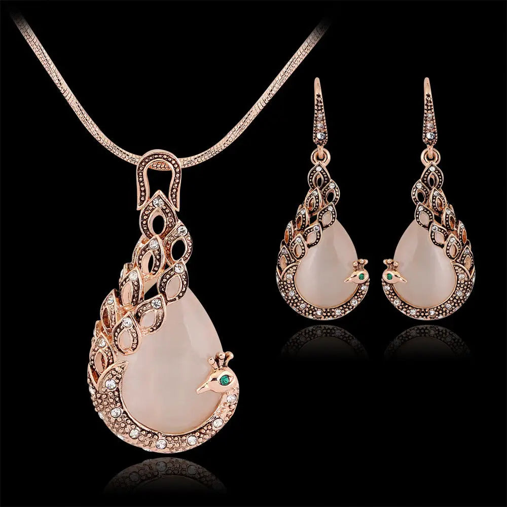 Peacock Jewelry Set - Peacock