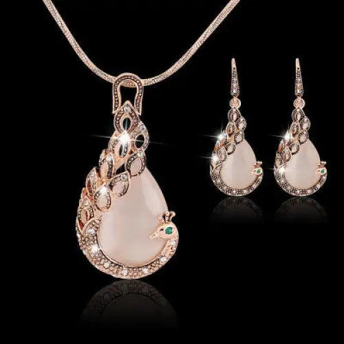 Peacock Jewelry Set - Peacock