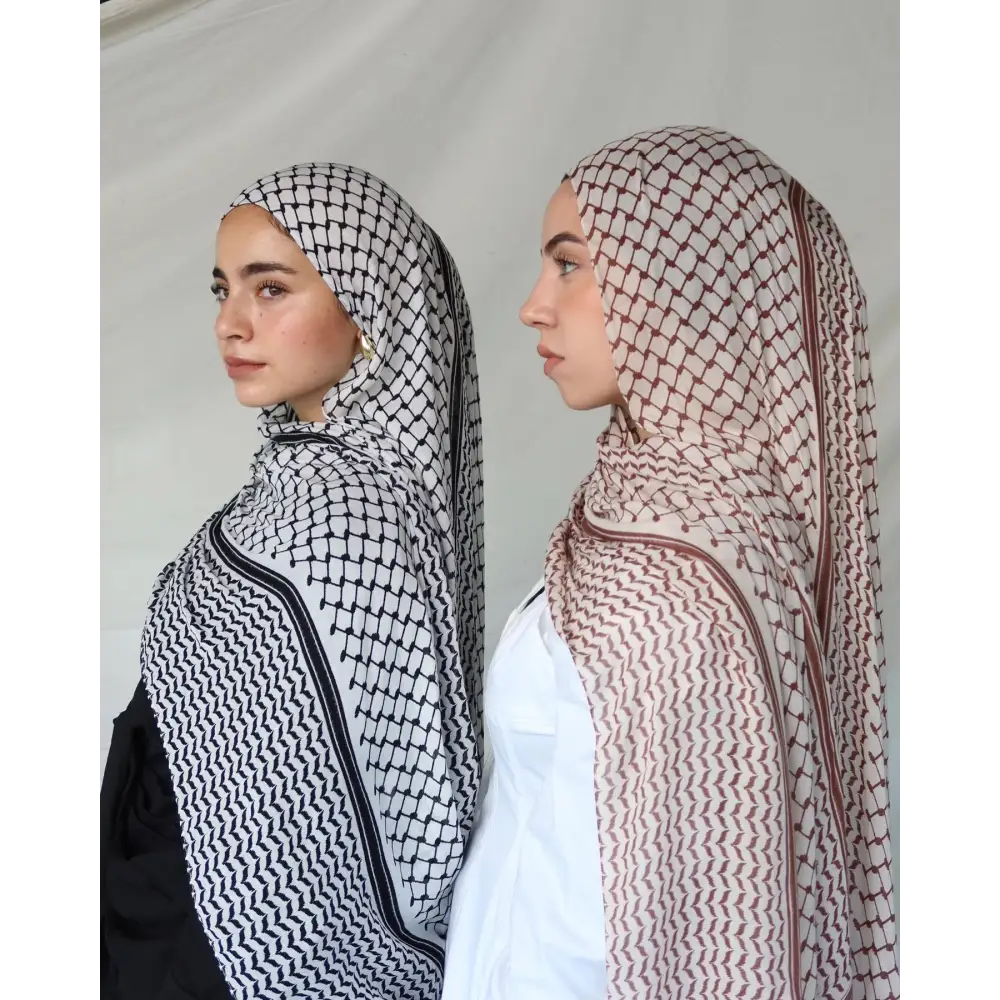 Printed Chiffon Turkish Turban Polyester Headscarf