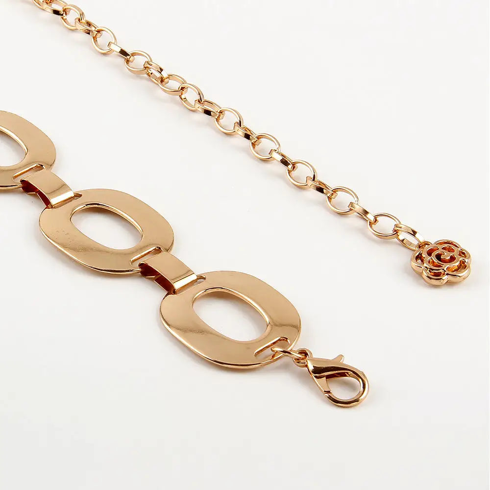 Summer Jewelry Waist Chain Metal Jewelry - Golden - 4